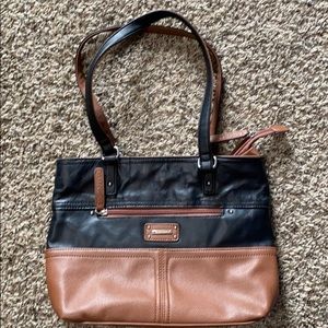 Stone & Co Black Tan Crossbody